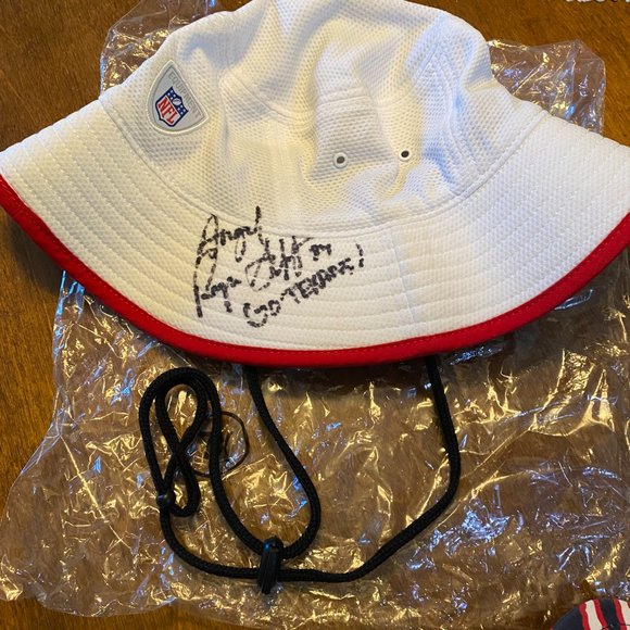 NEW ERA Houston Texans team Hat. Bucket Hat. - Picture 3 of 6